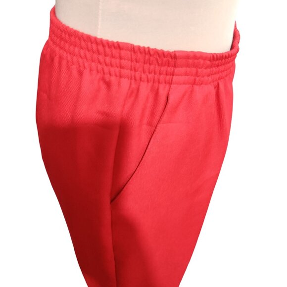 Donnkenny 14P Red Pull-On Pants Petite Classic Fit Trousers Vintage 2000 Retro - Picture 3 of 6